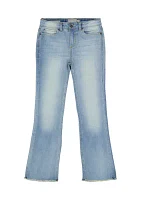 Girls 7-16 Mid Rise Flare Jeans