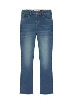 Girls 7-16 Mid Rise Flare Jeans