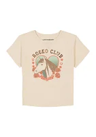 Girls 7-16 Short Sleeve Rodeo Club Graphic T-Shirt