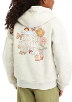 Girls 7-16 Grow Happy Full Zip Hoodie