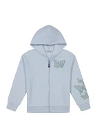 Girls 7-16 Fly With Me Full Zip Front Hoodie