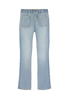 Girls 7-16 Patch Pocket Flare Jeans