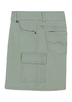 Girls 7-16 Twill Cargo Skirt