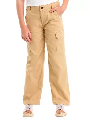 Girls 7-16 Cargo Wide Leg Pants