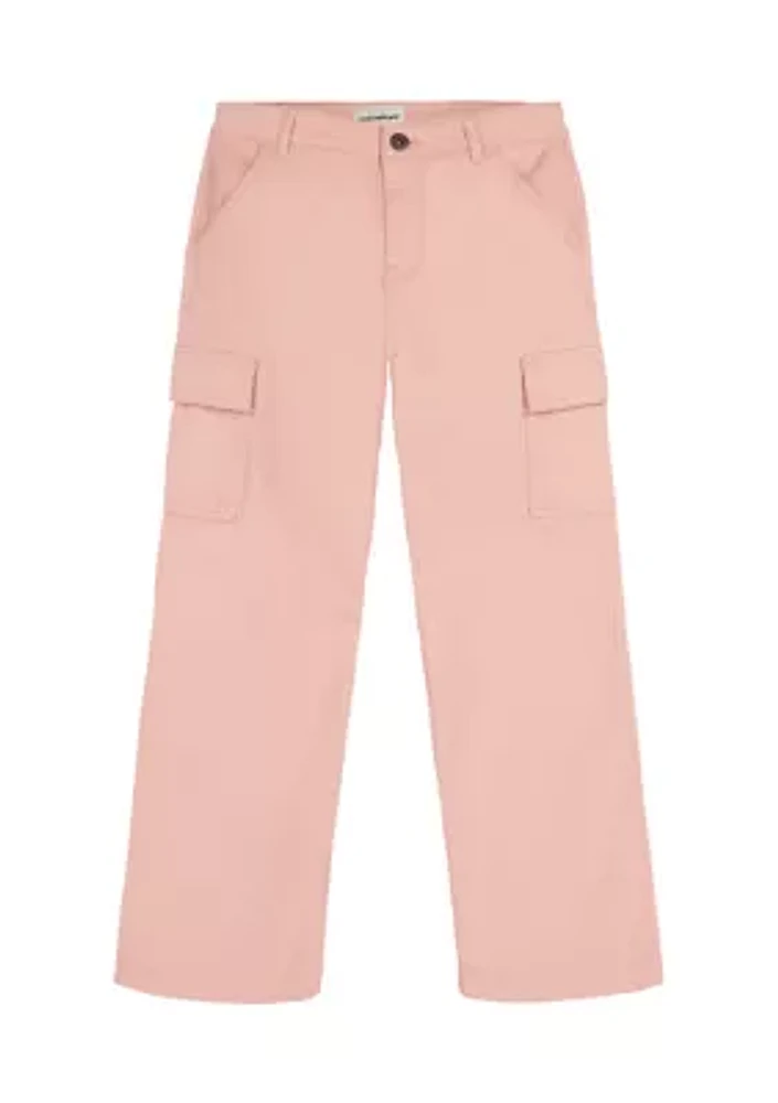 Girls 7-16 Cargo Wide Leg Pants