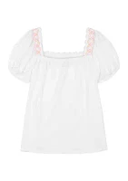 Girls 7-16 Crochet Top