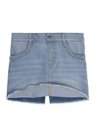 Girls 7-16 Denim Skort