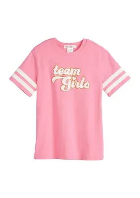 Girls 4-6x Oversized Graphic T-Shirt