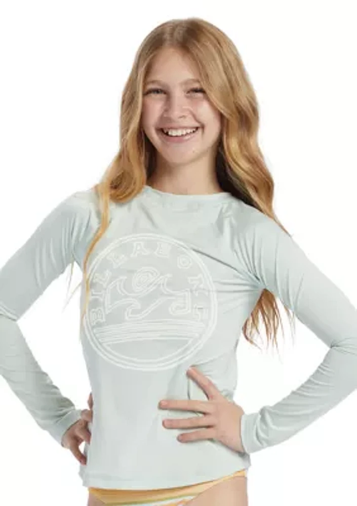 Girls 7-16 Long Sleeve Rashguard