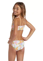 Girls 7-16 Reversible Bandeau Bikini Swimsuit