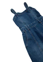 Girls 7-16 Denim Bootcut Jumpsuit