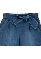 Girls 7-16 Denim Short Set