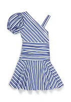 Boys 8-20 One Shoulder Striped Dress