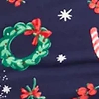 Unisex Big Kids Holiday Wreaths Pajama Set