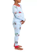 Unisex Big Kids Holiday Shopping Pajama Set