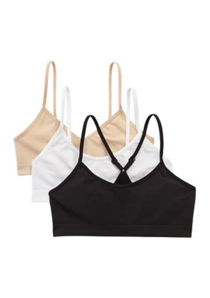 Girls Seamless Multi Silo Beginner Bundle Sports Bras - 3 Pack