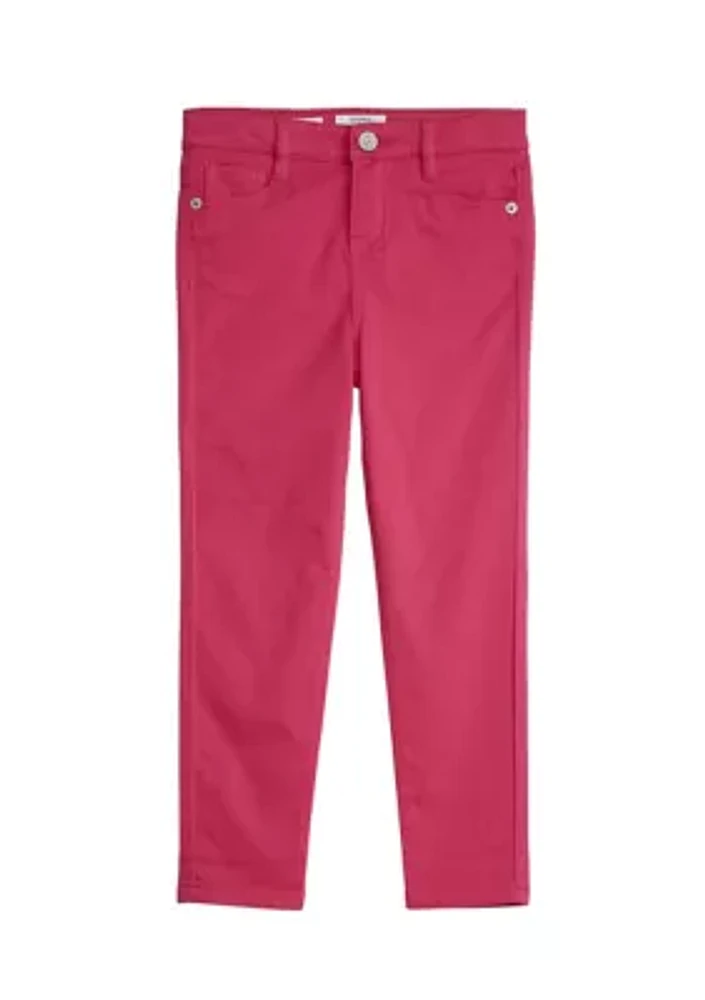 Girls 4-6x 5 Pocket Knit Twill Pants