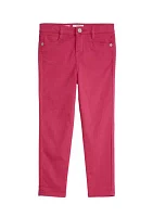 Girls 4-6x 5 Pocket Knit Twill Pants