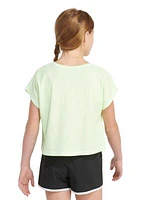 Girls 7-16 Short Sleeve Box Pigment Wash T-Shirt