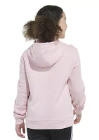 Girls 7-16 Long Sleeve Essential Hooded Graphic Pullover