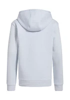 Girls 7-16 Long Sleeve Essential Hooded Graphic Pullover