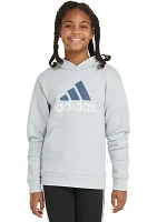 Girls 7-16 Long Sleeve Essential Hooded Graphic Pullover