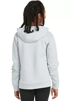 Girls 7-16 Long Sleeve Essential Hooded Graphic Pullover