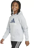 Girls 7-16 Long Sleeve Essential Hooded Graphic Pullover