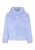 Girls 7-16 Cozy Furry Sherpa Hooded Pullover