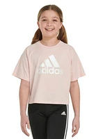 Girls 7-16 Waist Length Raglan T-Shirt