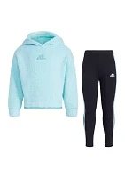 Girls 4-6x Two Piece Hoodie & Leggings Set