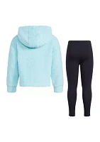 Girls 4-6x Two Piece Hoodie & Leggings Set