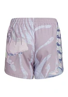 Girls 7-16 AEROREADY® Elastic Waistband Sublimated No Side Seam Shorts