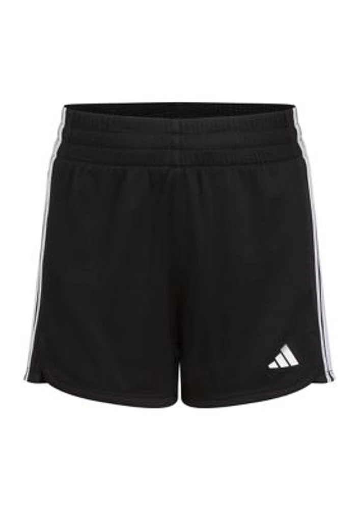 Girls 7-16 3 Stripe Pacer Mesh Shorts