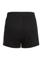 Girls 7-16 3 Stripe Pacer Mesh Shorts