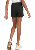 Girls 7-16 3 Stripe Pacer Mesh Shorts