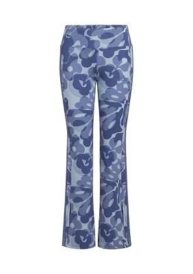 Girls 7-16 3-Stripe Printed Flare Leg Pants