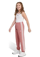 Girls 7-16 Elastic Waistband Woven 3 Stripe Jogger Pants