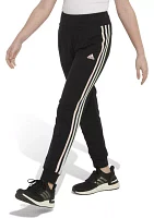 Girls 7-16 3-Stripe Cuffed Jersey Joggers