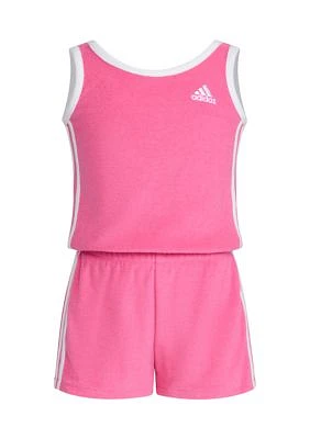 Girls 4-6x Sleeveless Terry Cloth Romper