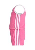 Girls 4-6x Sleeveless Terry Cloth Romper