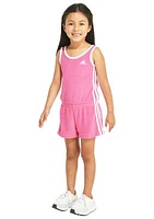 Girls 4-6x Sleeveless Terry Cloth Romper