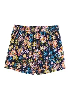 Girls 4-6x Printed Wrap Ruffle Skort