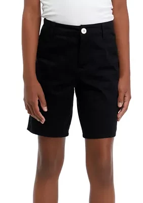 Girls 7-16 Solid Regulation Shorts