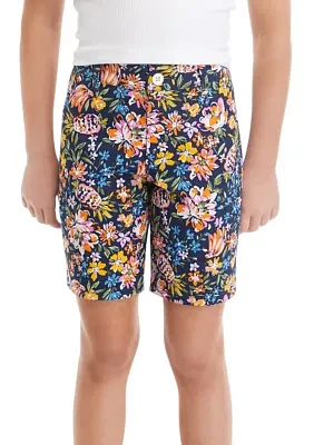 Girls 7-16 Printed Shorts