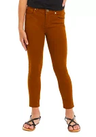 Girls 7-16 Stretch 5 Pocket Full Length Pants