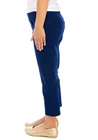 Girls 7-16 Solid Stretch Capri Pants