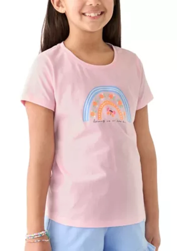 Girls 7-16 Short Sleeve Essential Graphic T-Shirt