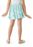 Girls 7-16 Printed Knit Skort