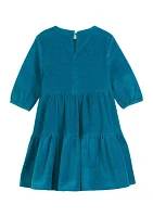 Girls 4-6x Corduroy Tiered Dress